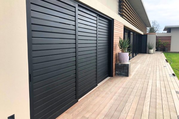 slatted doors