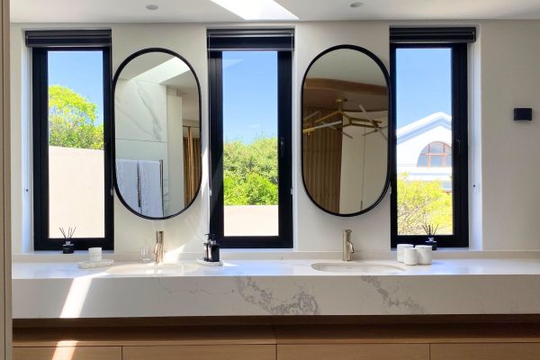 mirrors with black frame